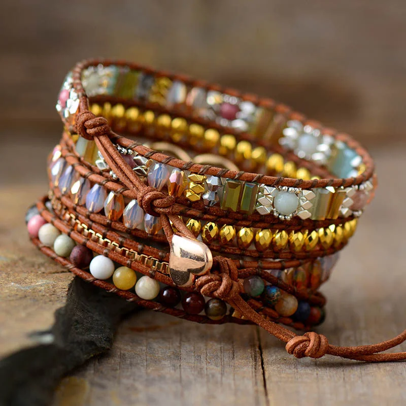 Hand-woven Multi-layer Winding Bracelet Europe And AmericaEmbellished bra