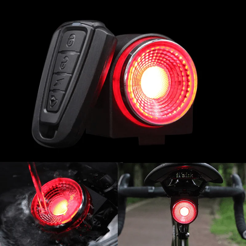 ANTUSI A8 108Db Burglar Alarm Tail Light 40LM Smart Light Sensor Brake Sensor Anti-Thief Bike Taillight IP65 Waterproof USB Rechargeable MTB Road Bicycle Electric Scooter E-Bike Rear LightBridal bra