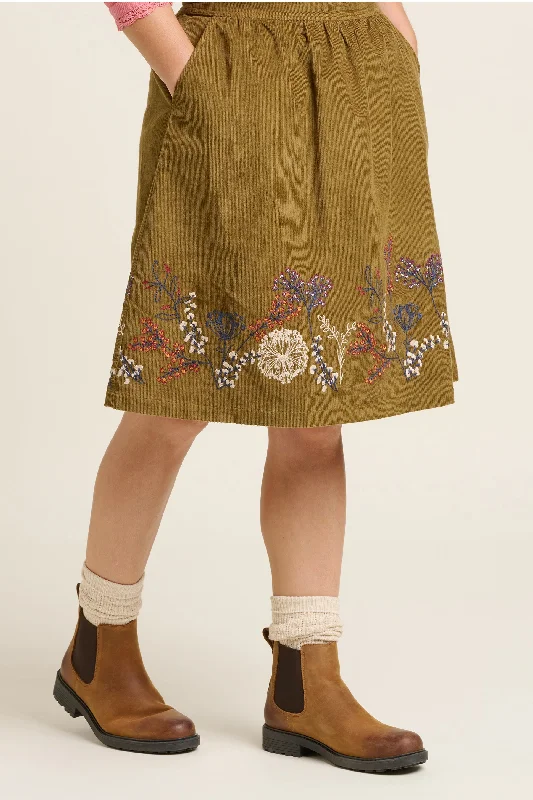 Sheer JacketsEmbroidered Cord Skirt