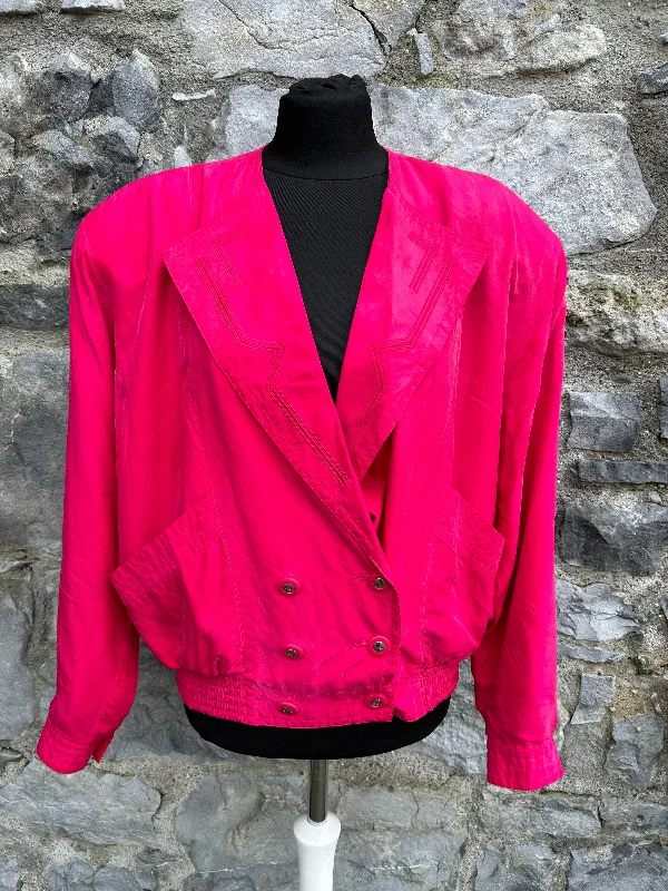 College Jackets80s pink light jacket uk 12-14