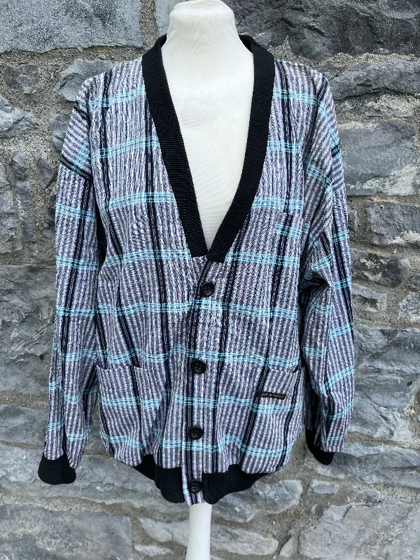 Glitter Jackets80s check bomber jacket M/L