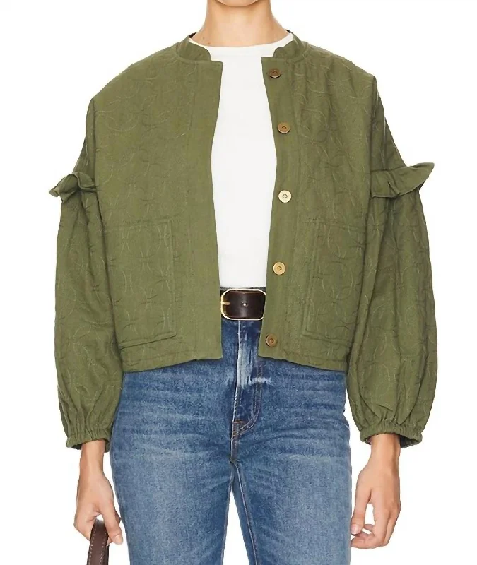 Flannel JacketsBobbi Jacket In Army Green