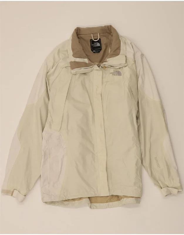 Festival JacketsTHE NORTH FACE Womens Rain Jacket UK 18 XL Off White Polyester