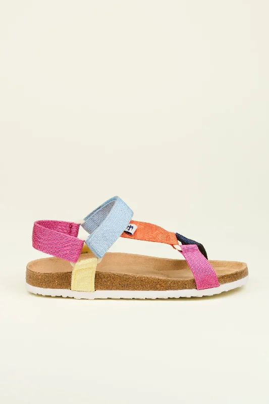 Varsity JacketsRainbow Webbing Strap Sandals