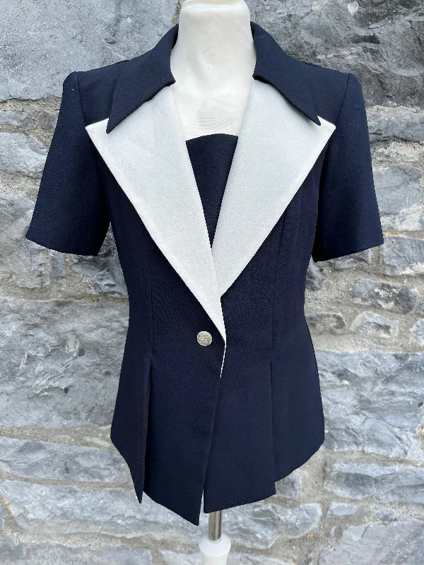 Hooded Jackets80s navy jacket 8-10