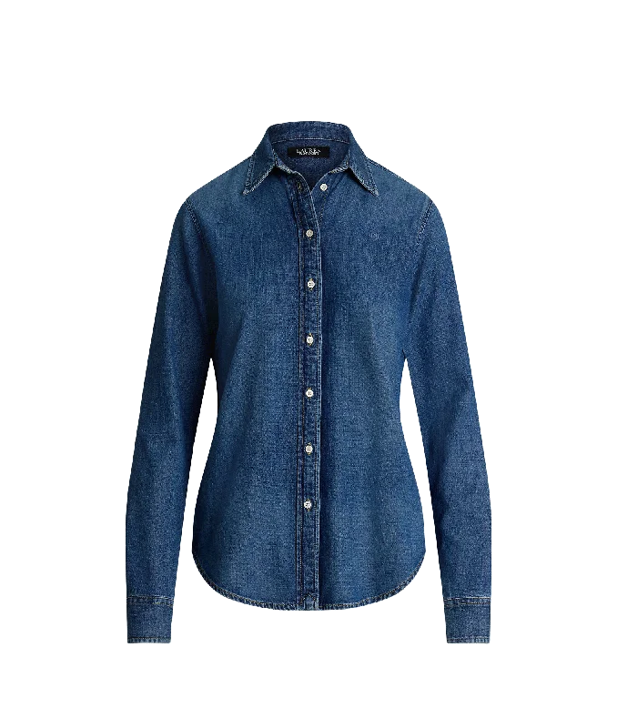 Classic Fit Denim Shirt - Blue