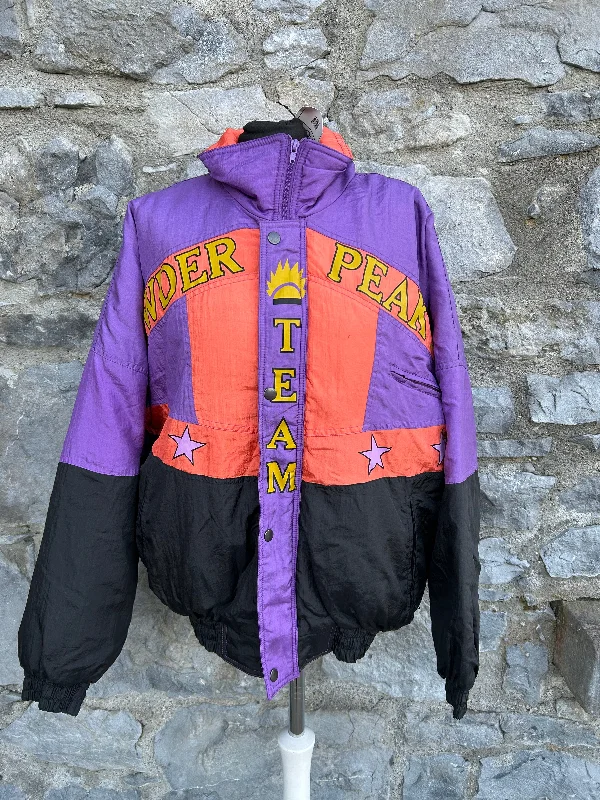 Velvet Jackets80s Peak purple&black jacket uk 16