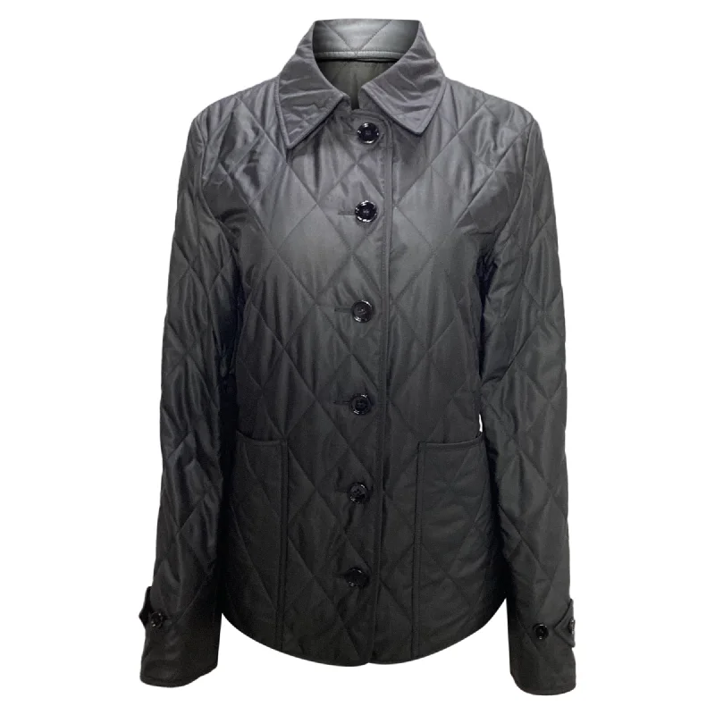 Artist JacketsBurberry Quilted Jacket in Black Cotton