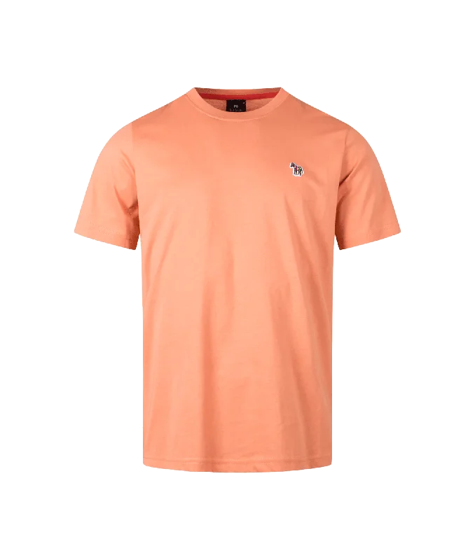 Zebra Badge T-Shirt - Orange