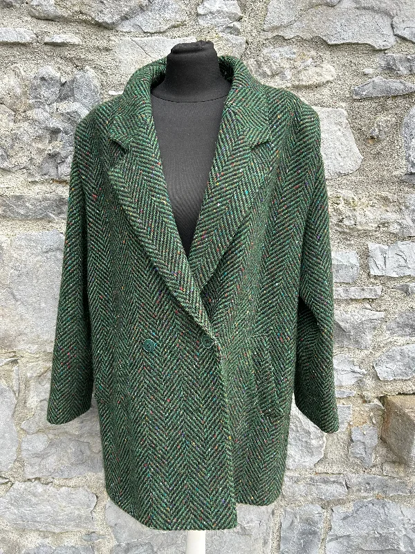 Reflective Jackets90s green tweed jacket uk 16