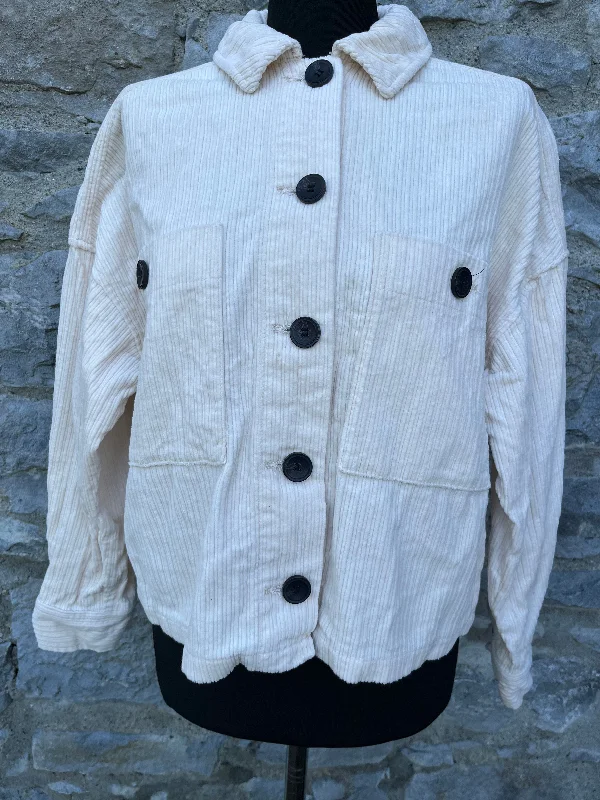 Embellished JacketsThick cord white jacket uk 10-12