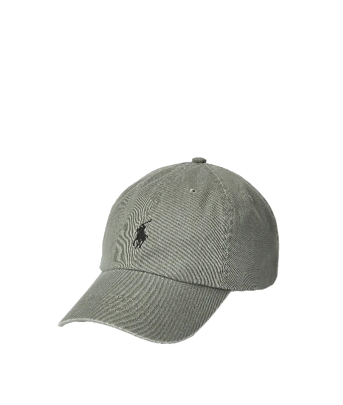 Cotton Chino Baseball Cap - Grey