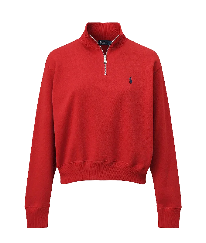 Fleece Quarter-zip - Red