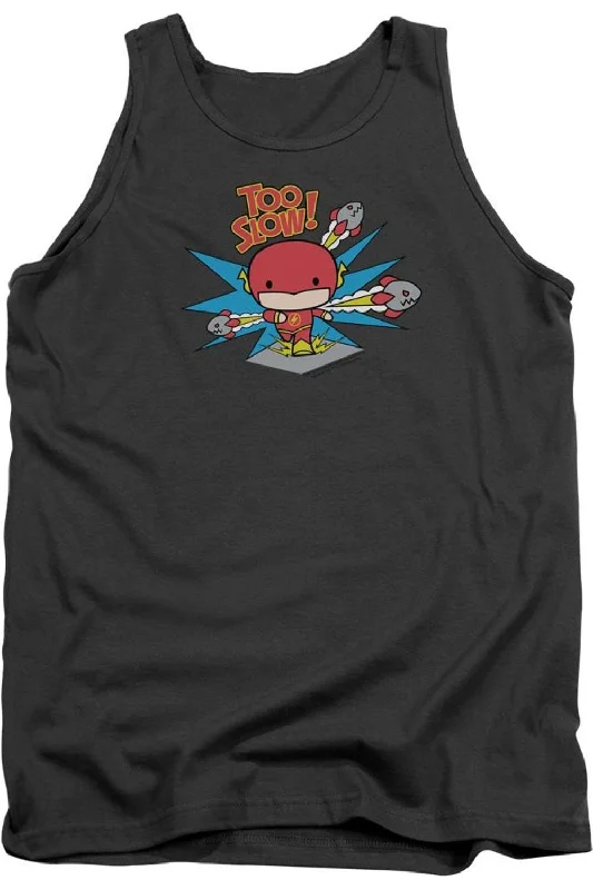 DC Comics Flash Too Slow Adult Tank TopCompression jacket