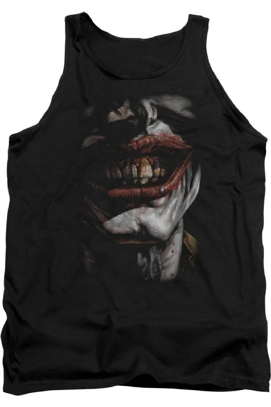 Batman Smile Of Evil Adult Tank TopThermal hoodie