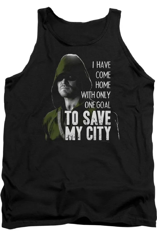 Arrow Save My City Adult Tank TopMesh jacket