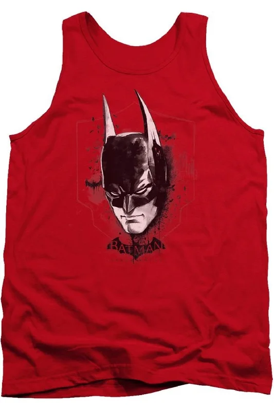 Batman Arkham Knight Ak Head Adult Tank TopAthletic singlet