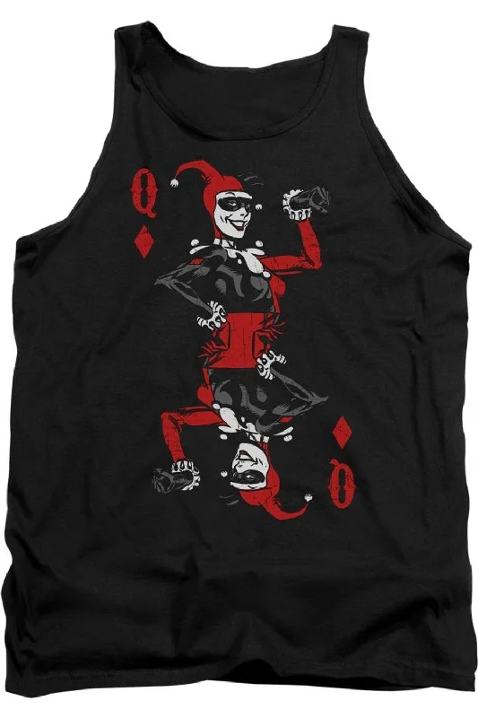 Batman Quinn Of Diamonds Adult Tank TopCompression hoodie