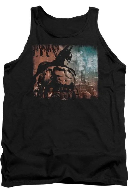 Batman Arkham City City Knockout Adult Tank TopWindproof vest