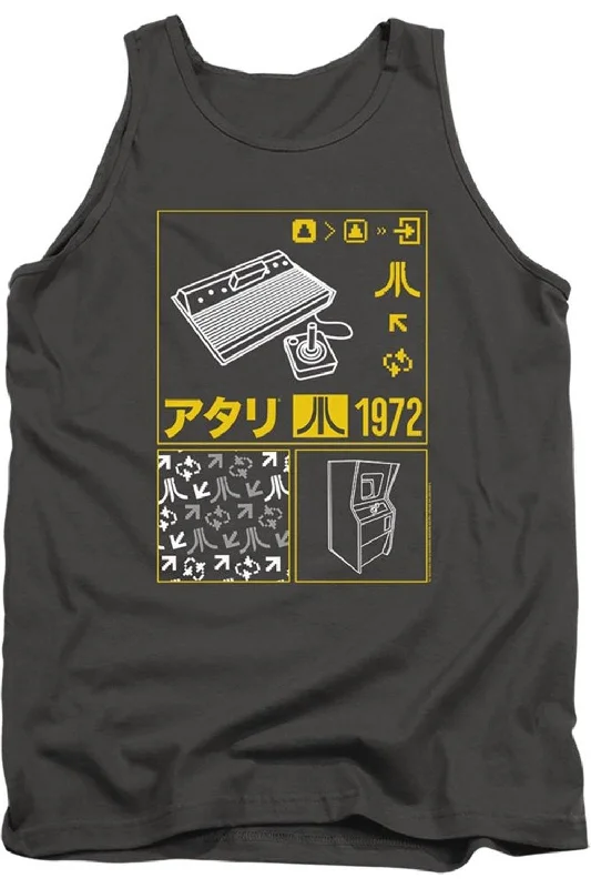 Atari Kanji Squares Adult TankWaterproof tank