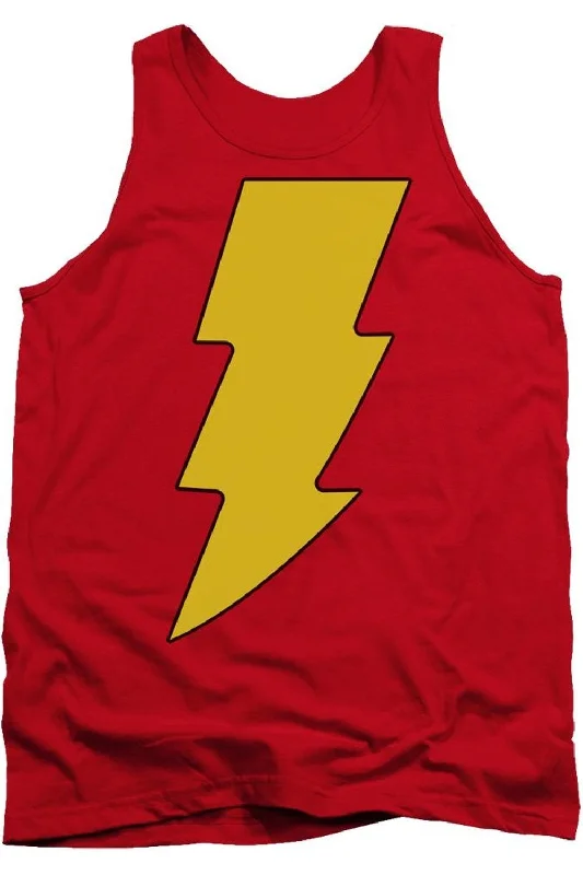 DC Comics Shazam Logo Adult Tank TopWaterproof vest