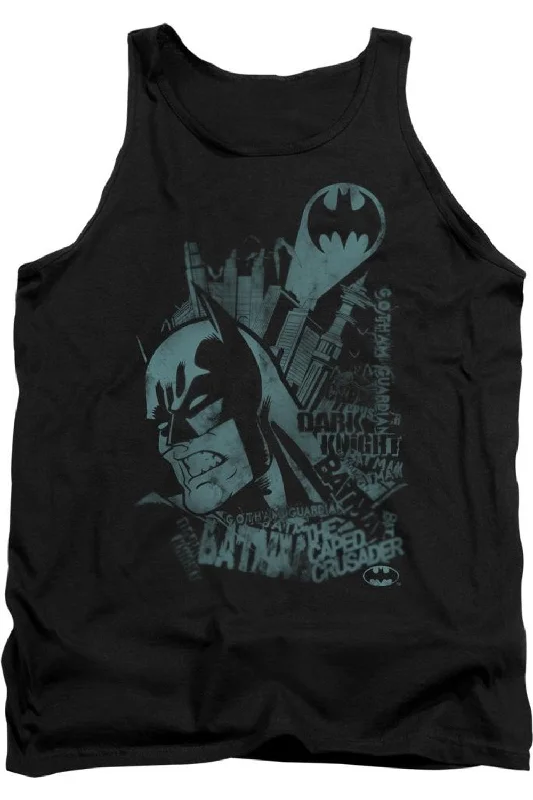 Batman Gritted Teeth Adult Tank TopGym vest