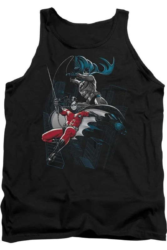 Batman Black And White Adult Tank TopCycling jacket