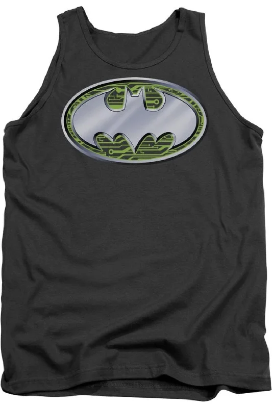 Batman Circuits Logo Adult Tank TopTraining tank