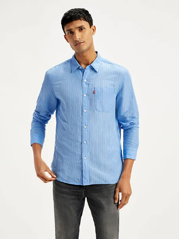 Men's Striped Regular Fit ShirtHigh-Fashion Shirts