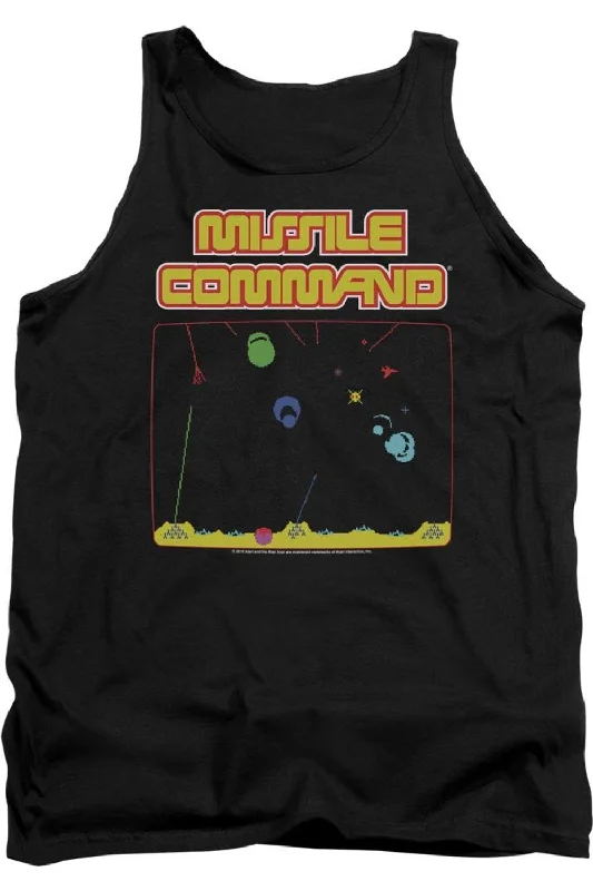 Atari Missle Screen Adult TankSports singlet