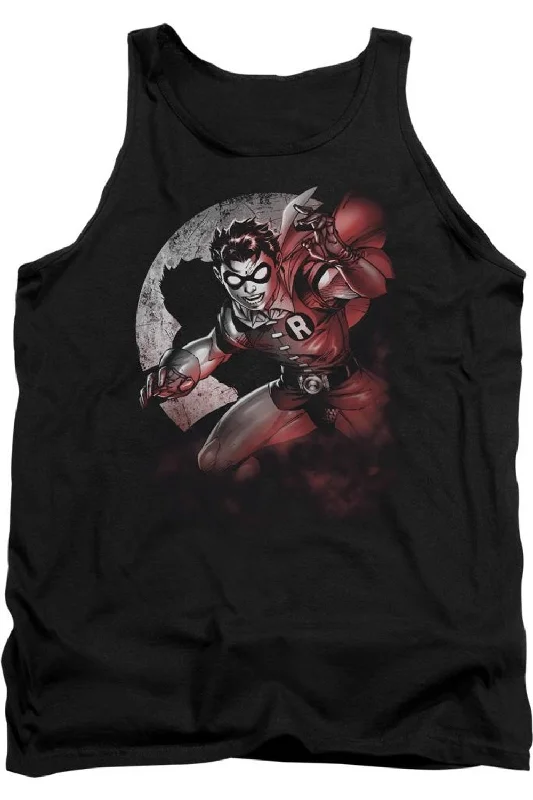 Batman Robin Spotlight Adult Tank TopThermal tee