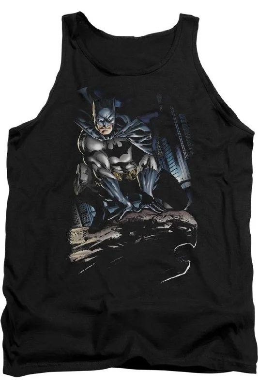 Batman Perched Adult Tank TopLightweight jacket