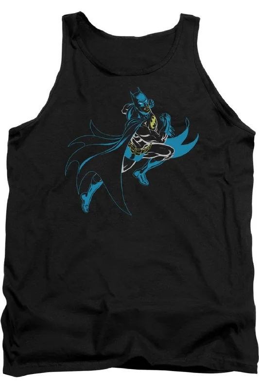 Batman Neon Batman Adult Tank TopTraining hoodie