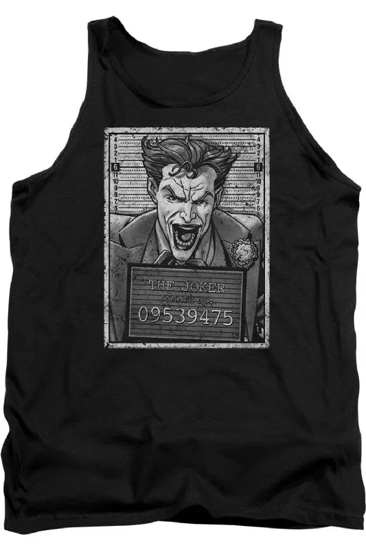 Batman Joker Inmate Adult Tank TopBreathable jacket