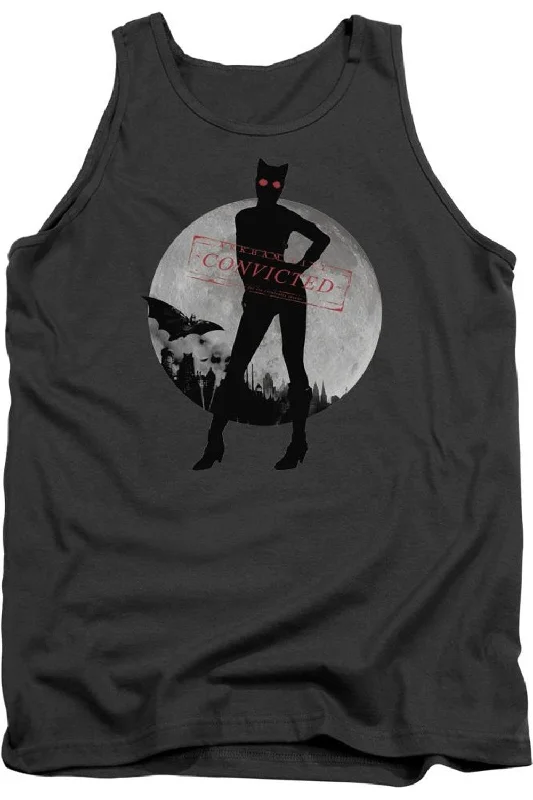 Batman Arkham City Catwoman Convicted Adult Tank TopRunning vest