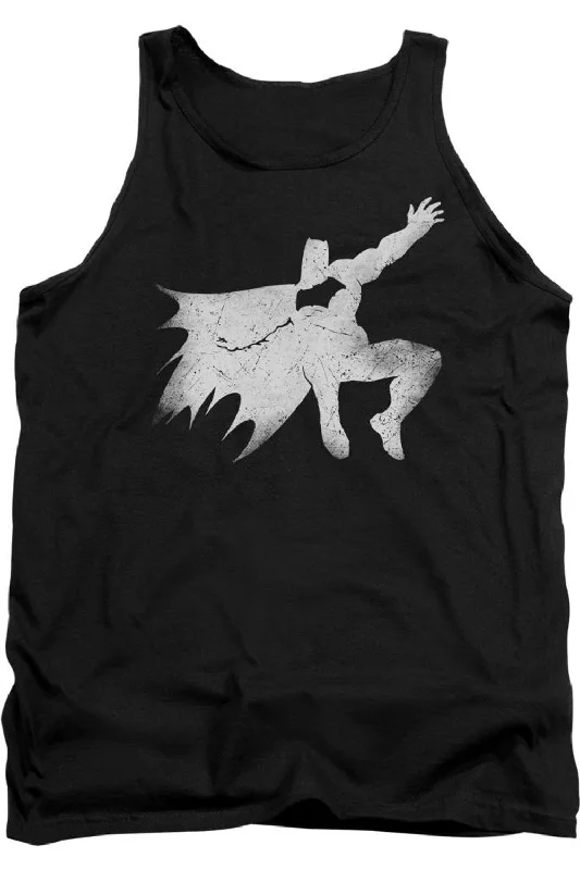 Batman V Superman Knight Silhouette Adult Tank TopMesh vest