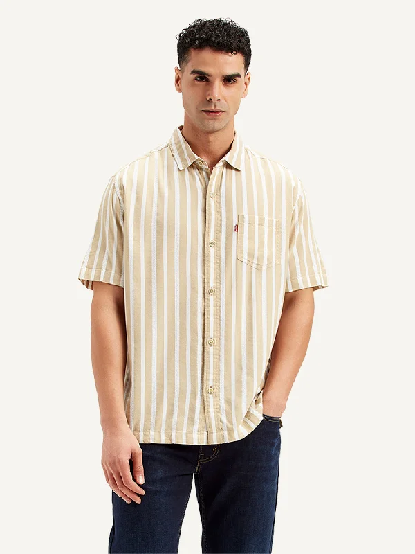 Men's Striped Slim Fit ShirtStreetwear Shirts