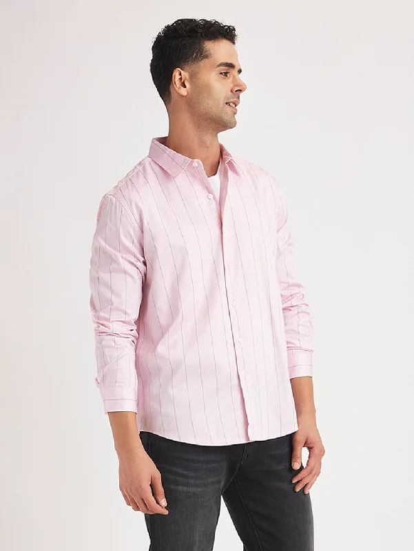 Men's Striped Slim Fit ShirtRecycled Fabric Shirts