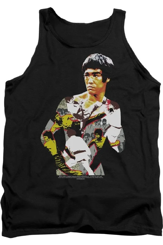 Bruce Lee Body Of Action Adult TankPerformance vest