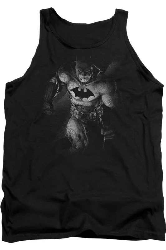 Batman Materialized Adult Tank TopCompression tank