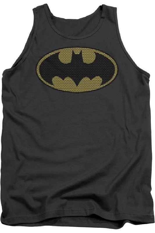 Batman Little Logos Adult Tank TopSports tee