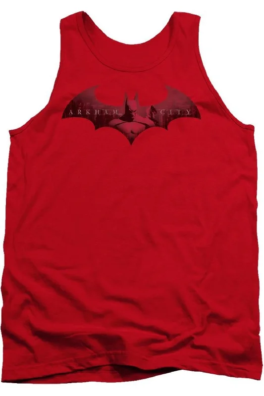 Batman Arkham City In The City Adult Tank TopRunning jacket