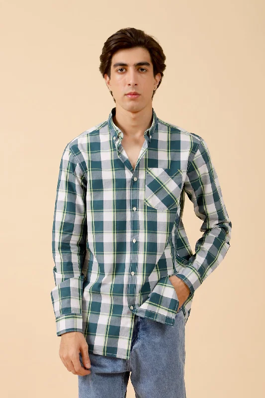 BUTTON DOWN CHECK SHIRTRelaxed Fit Shirts