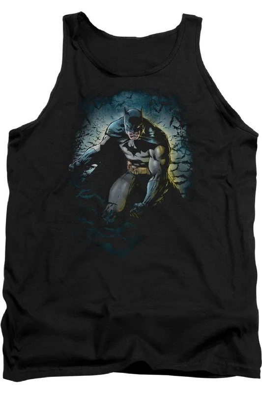 Batman Bat Cave Adult Tank TopThermal hoodie