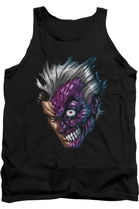 Batman Just Face Adult Tank TopOutdoor tee