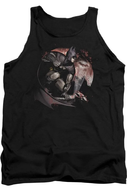 Batman Arkham City Blood Moon Adult Tank TopBreathable hoodie