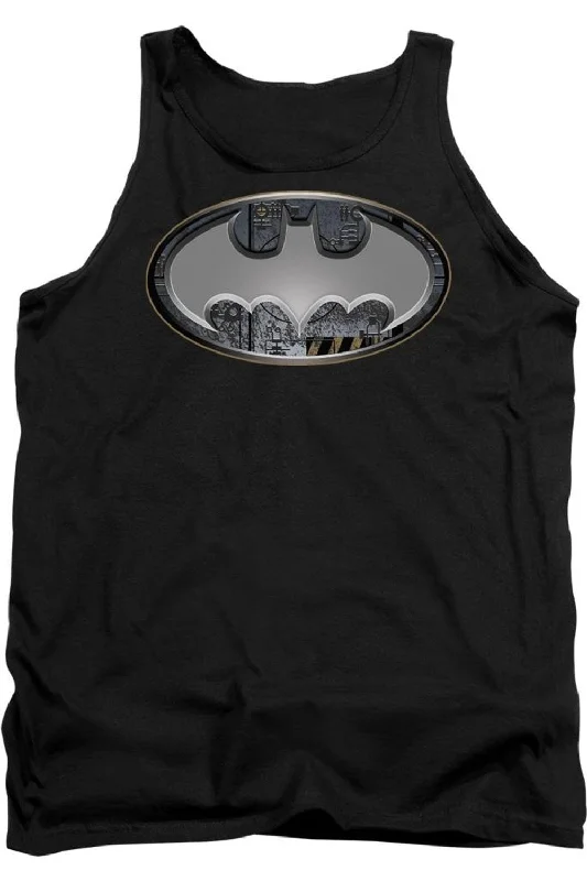 Batman Steel Wall Shield Adult Tank TopCompression vest