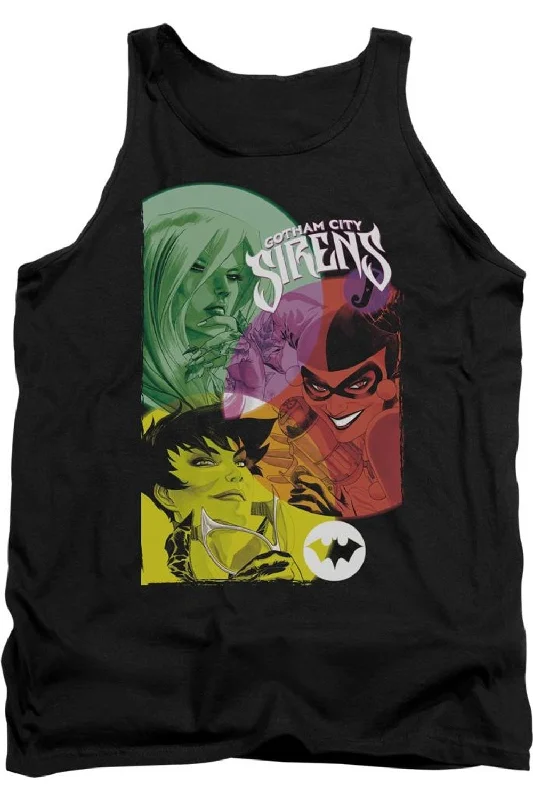 Batman Gotham Sirens Adult Tank TopCompression tank