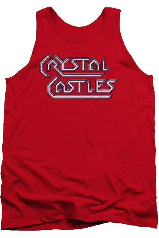 Atari Crystal Castles Logo Adult TankBreathable tee