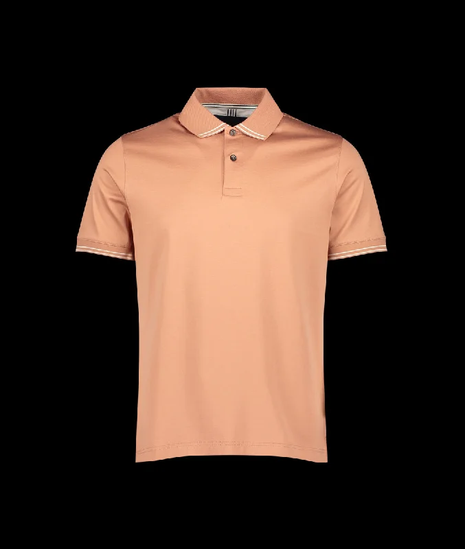 Clare Tipped Polo - Orange